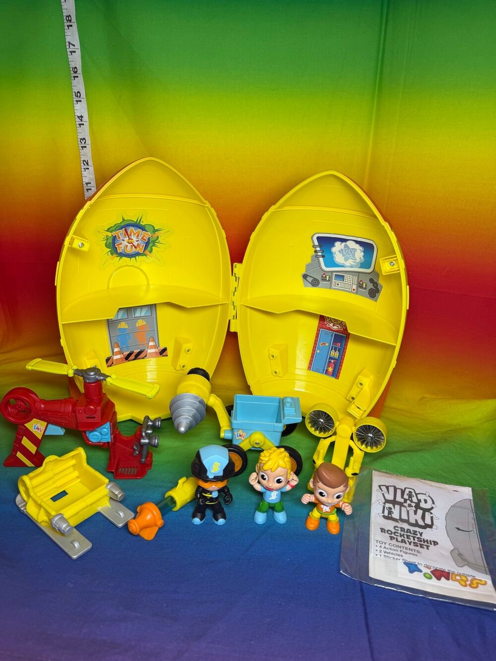 Vlad And Niki Crazy Rocketship Playset w/ Figures & Accessories